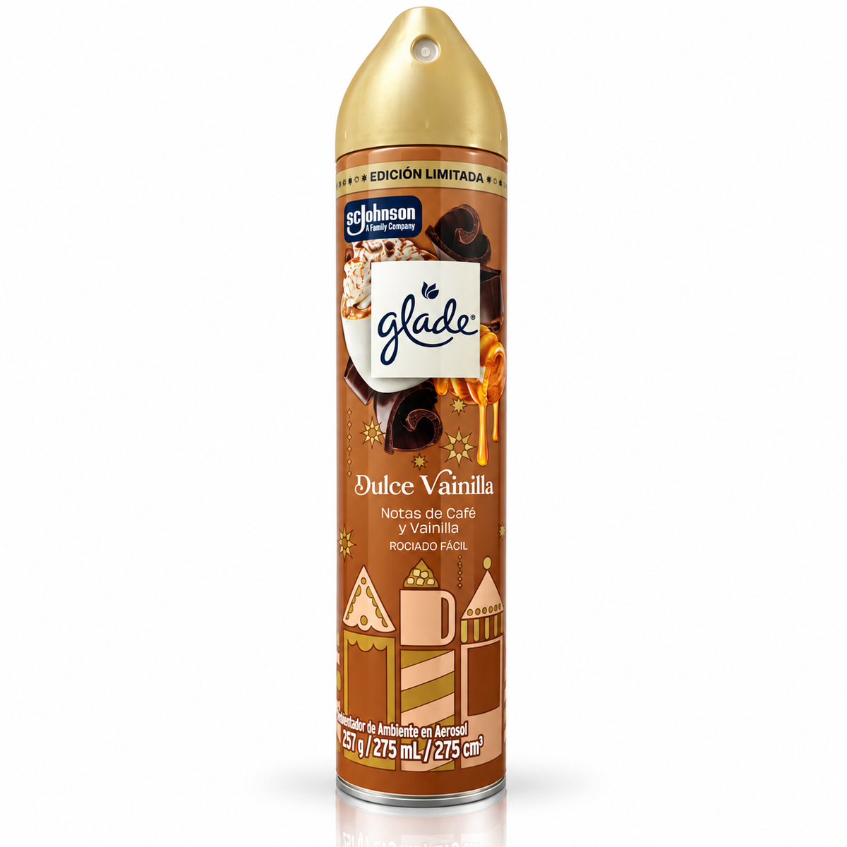Glade Aromatizante en Aerosol Dulce Vainilla 275ml