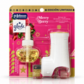 Glade Aromatizante Aceites Naturales Líquido Eléctrico Merry Berry Aparato y 1 Repuesto 21 ml c/u