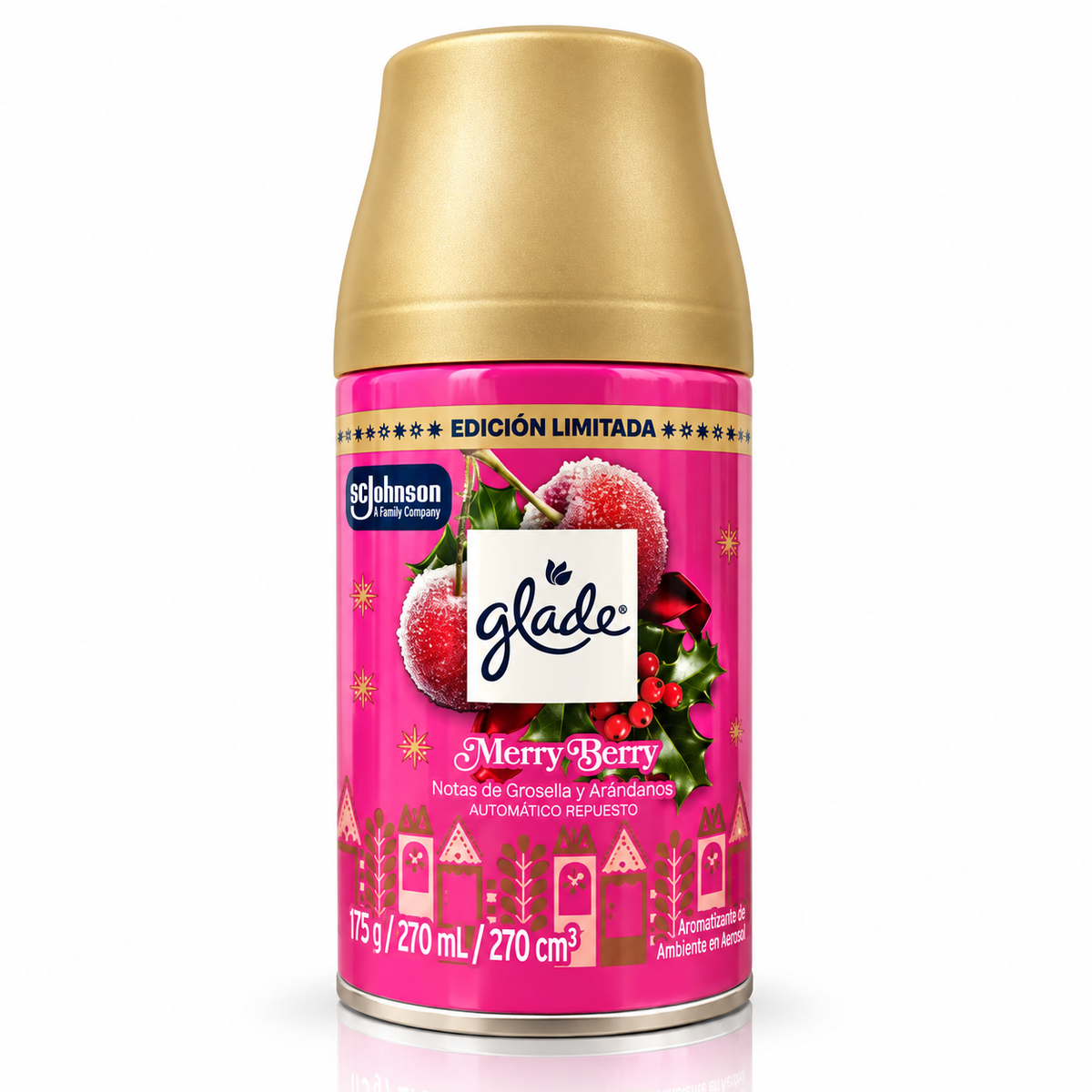 Glade Aromatizante Automático Merry Berry Repuesto 175g