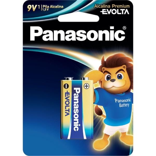 Pila Panasonic Evolta Cuadrada 9v