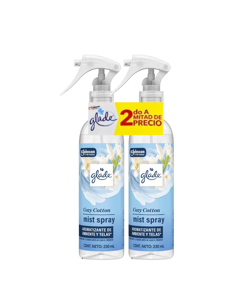 2 PACK DESOD. AMB GL ALGODON C/ROC 230ML